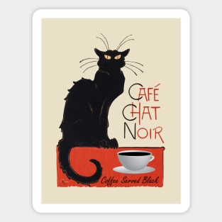 Lispe Cafe Chat Noir Cat Magnet